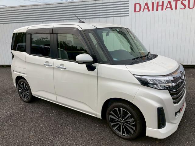 トールカスタムＧ　ターボ　ワンオーナー走行距離無制限１２ヶ月保証付き　左右電動スライドドア　追突被害軽減ブレーキ　ワンオーナー車　リアカメラ　キーフリー　ＴＶ　ターボエンジン　アルミホイール　禁煙車　スマートキー　オートライト　記録簿（大分県）の中古車