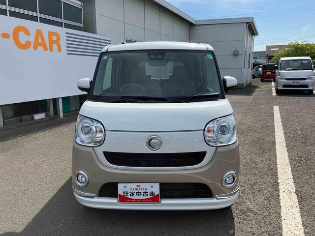 ムーヴキャンバスＧメイクアップＶＳ　ＳＡIII　ワンオーナー走行距離無制限１２ヶ月保証付き　両側パワースライドドアー　誤発進抑制機能　禁煙　ＡＨＢ　ＬＥＤライト　シートヒータ　インテリキー　横滑り防止　オートライト　キーフリーシステム　エアバック　記録簿（大分県）の中古車