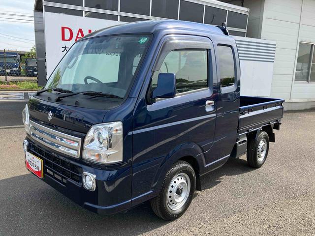 スーパーキャリイＸ走行距離無制限１２ヶ月保証付き　ＡＵＸ接続　ＤＶＤ再生機能　カーナビ　ＥＴＣ車載器　ドラレコ　パートタイム４ＷＤ　メンテナンスノート　ＡＵＴＯライト　ダブルエアバッグ　禁煙　運転席エアバック　ＡＢＳ（大分県）の中古車