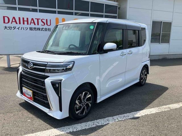 タントカスタムＸ　ワンオーナー走行距離無制限１２ヶ月保証付き　リモコンキー　衝突回避　Ｗパワースライドドア　アイドリングストップ機能　ブルートゥースオーディオ　禁煙　ＵＳＢ接続　レーンキープ　Ｂカメラ　ＬＥＤライト　オートＬＥＤ（大分県）の中古車