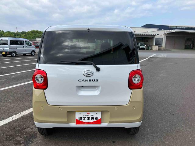 ムーヴキャンバスストライプスＧ　ワンオーナー走行距離無制限１２ヶ月保証付き　両側パワードア　スマートキーＰスタート　軽減ブレーキ　禁煙　リアカメラ　セキュリティ　ＬＥＤライト　レーンキープ　オートＬＥＤ　シ−トヒ−タ−　アイドリングストップ機能（大分県）の中古車
