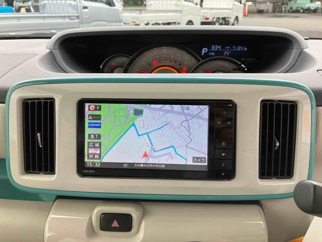 ムーヴキャンバスＧメイクアップ　ＳＡIII走行距離無制限１２ヶ月保証付き　ＡＵＴＯライト　禁煙　両側パワスラドア　盗難防止　ナビ　横滑り防止機能　車線逸脱防止　スマートキー　バックモニター　ＤＶＤ再生　オートマチックハイビーム　記録簿　ＡＢＳ（大分県）の中古車