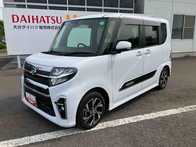 タントカスタムＸセレクション走行距離無制限１２ヶ月保証付き　ＵＳＢ入力　衝突軽減ブレーキサポート　禁煙　ＬＥＤランプ　Ｂカメラ　スマキー　セキュリティ　エコアイドル　キーレス　ナビ　シートヒータ　アルミ　車線逸脱警報　Ａライト（大分県）の中古車