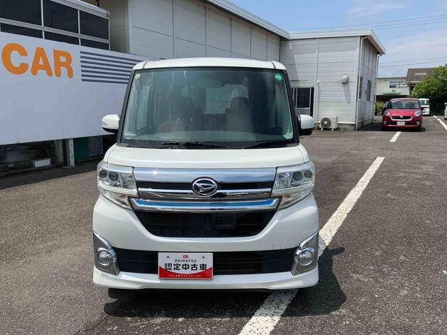 タントカスタムＲＳ　スマートセレクションＳＡ走行距離無制限１２ヶ月保証付き　禁煙　ターボ車　盗難警報装置　キーフリーシステム　アルミホイール　オートライト　Ｗエアバック　記録簿　エアバック　ＡＢＳ　両側スライドドア　Ｓキー　ｅｃｏＩＤＬＥ（大分県）の中古車