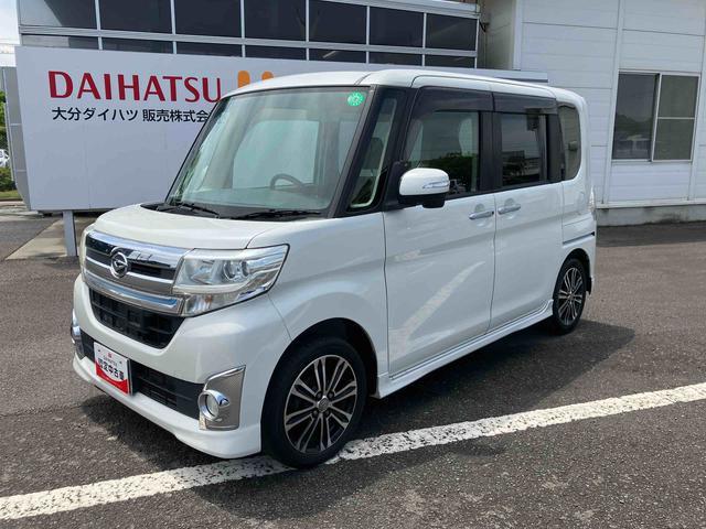 タントカスタムＲＳ　スマートセレクションＳＡ走行距離無制限１２ヶ月保証付き　禁煙　ターボ車　盗難警報装置　キーフリーシステム　アルミホイール　オートライト　Ｗエアバック　記録簿　エアバック　ＡＢＳ　両側スライドドア　Ｓキー　ｅｃｏＩＤＬＥ（大分県）の中古車