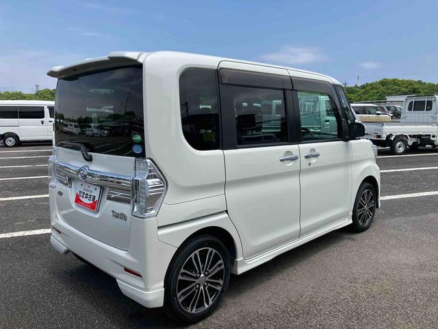 タントカスタムＲＳ　スマートセレクションＳＡ走行距離無制限１２ヶ月保証付き　禁煙　ターボ車　盗難警報装置　キーフリーシステム　アルミホイール　オートライト　Ｗエアバック　記録簿　エアバック　ＡＢＳ　両側スライドドア　Ｓキー　ｅｃｏＩＤＬＥ（大分県）の中古車