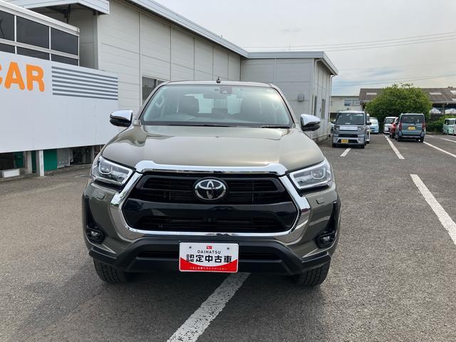 ハイラックスＺ走行距離無制限１２ヶ月保証付き　リヤカメラ　ＵＳＢ接続　切替４ＷＤ　定期点検記録簿　ミュージックプレイヤー接続可　ＢＴ接続　イモビライザー　アルミ　ＥＴＣ搭載　メモリーナビ　ＤＶＤ再生　ターボ車　禁煙（大分県）の中古車