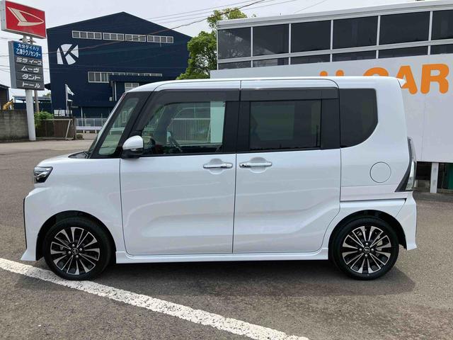 タントカスタムＲＳ　ワンオーナー走行距離無制限１２ヶ月保証付き　ＰＣＳ　車線逸脱警報装置　禁煙　タ−ボ　ワンオーナ車　オートハイビーム　ＬＥＤライト　スマキー　Ｂカメラ　シートヒーター　キーフリー　オートライト　衝突安全ボディ　ＡＷ（大分県）の中古車