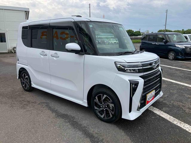 タントカスタムＸ　ワンオーナー走行距離無制限１２ヶ月保証付き　衝突軽減Ｂ　Ａストップ　両自動ドア　Ｂカメ　シートヒータ　ＡＨＢ　禁煙　車線逸脱警報装置　スマートキ−　リモコンキー　ＬＥＤライト　衝突安全ボディ　ＡＵＴＯライト　ＡＷ（大分県）の中古車