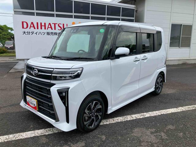 タントカスタムＸ　ワンオーナー走行距離無制限１２ヶ月保証付き　衝突軽減Ｂ　Ａストップ　両自動ドア　Ｂカメ　シートヒータ　ＡＨＢ　禁煙　車線逸脱警報装置　スマートキ−　リモコンキー　ＬＥＤライト　衝突安全ボディ　ＡＵＴＯライト　ＡＷ（大分県）の中古車