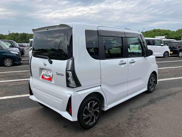 タントカスタムＸ　ワンオーナー走行距離無制限１２ヶ月保証付き　衝突軽減Ｂ　Ａストップ　両自動ドア　Ｂカメ　シートヒータ　ＡＨＢ　禁煙　車線逸脱警報装置　スマートキ−　リモコンキー　ＬＥＤライト　衝突安全ボディ　ＡＵＴＯライト　ＡＷ（大分県）の中古車