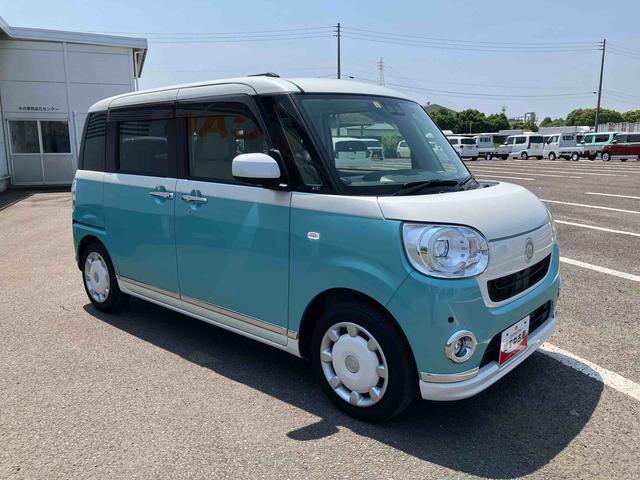 ムーヴキャンバスＧメイクアップリミテッド　ＳＡIII走行距離無制限１２ヶ月保証付き　車線逸脱防止　禁煙　Ｂｌｕｅｔｏｏｔｈオーディオ　左右電動スライドドア　カーナビ　横滑防止　ＵＳＢ　ＡＵＴＯライト　ハイビームアシスト　整備記録簿　ドライブレコーダー（大分県）の中古車