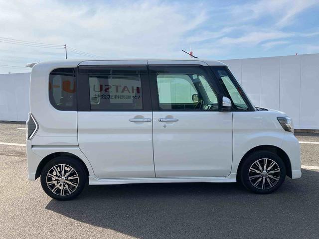 タントカスタムＸ　トップエディションＳＡIII走行距離無制限１２ヶ月保証付き　禁煙　衝突被害軽減装置　Ｂトゥース　ＡＵＸ　Ａストップ　ＵＳＢ　ドラレコ　オートハイビーム　両側スライド片側電動　スマキー　ナビ　レーンアシスト　Ａライト　ＤＶＤ（大分県）の中古車