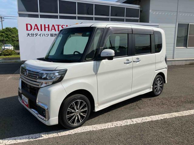 タントカスタムＸ　トップエディションＳＡIII走行距離無制限１２ヶ月保証付き　禁煙　衝突被害軽減装置　Ｂトゥース　ＡＵＸ　Ａストップ　ＵＳＢ　ドラレコ　オートハイビーム　両側スライド片側電動　スマキー　ナビ　レーンアシスト　Ａライト　ＤＶＤ（大分県）の中古車