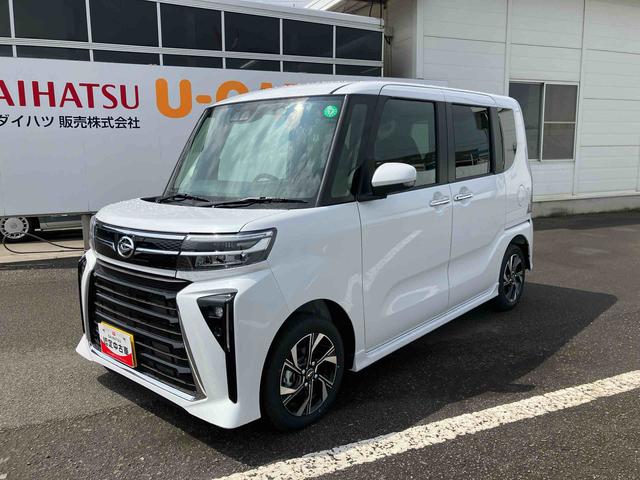 タントカスタムＸ　ワンオーナー走行距離無制限１２ヶ月保証付き　衝突軽減Ｂ　Ａストップ　両自動ドア　Ｂカメ　シートヒータ　ＡＨＢ　禁煙　車線逸脱警報装置　スマートキ−　リモコンキー　ＬＥＤライト　衝突安全ボディ　ＡＵＴＯライト　ＡＷ（大分県）の中古車