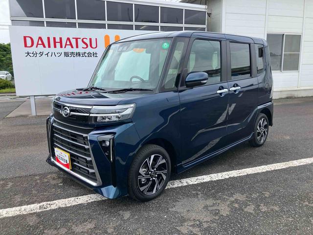タントカスタムＸ　ワンオーナー走行距離無制限１２ヶ月保証付き　衝突軽減Ｂ　Ａストップ　両自動ドア　Ｂカメ　シートヒータ　ＡＨＢ　禁煙　車線逸脱警報装置　スマートキ−　リモコンキー　ＬＥＤライト　衝突安全ボディ　ＡＵＴＯライト　ＡＷ（大分県）の中古車