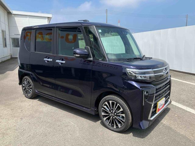 タントカスタムＲＳ　ワンオーナー走行距離無制限１２ヶ月保証付き　Ｉストップ　衝突安全ブレーキ　ＬＤＷ　両側Ｐスライドドア　点検記録簿　ハイビームアシスト　禁煙　シートヒータ　スマートキ　１オーナー　ＬＥＤライト　キーレスエントリー（大分県）の中古車