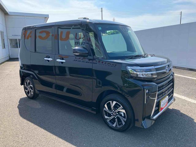 タントカスタムＸ　ワンオーナー走行距離無制限１２ヶ月保証付き　衝突軽減Ｂ　Ａストップ　両自動ドア　Ｂカメ　シートヒータ　ＡＨＢ　禁煙　車線逸脱警報装置　スマートキ−　リモコンキー　ＬＥＤライト　衝突安全ボディ　ＡＵＴＯライト　ＡＷ（大分県）の中古車