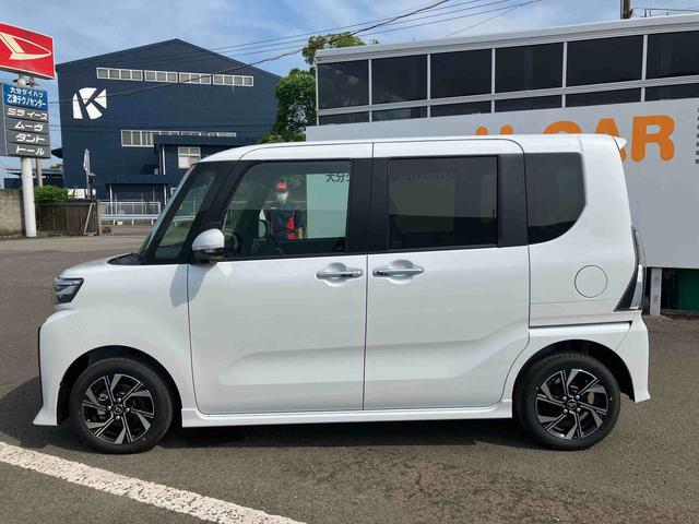 タントカスタムＸ　ワンオーナー走行距離無制限１２ヶ月保証付き　衝突軽減Ｂ　Ａストップ　両自動ドア　Ｂカメ　シートヒータ　ＡＨＢ　禁煙　車線逸脱警報装置　スマートキ−　リモコンキー　ＬＥＤライト　衝突安全ボディ　ＡＵＴＯライト　ＡＷ（大分県）の中古車