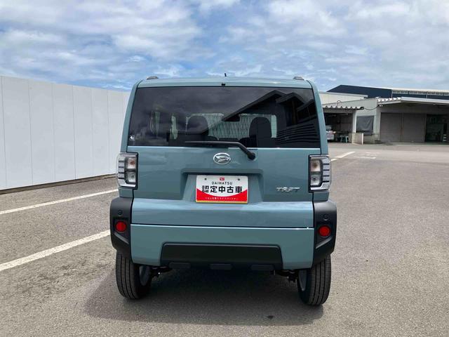 タフトＧ　ワンオーナー走行距離無制限１２ヶ月保証付き　スタイリッシュガラスルーフ　運転席シートヒーター　禁煙　エコアイドル　Ｂカメラ　レーンキープアシスト　オートマチックハイビーム　盗難防止システム　１オーナー　Ａライト（大分県）の中古車