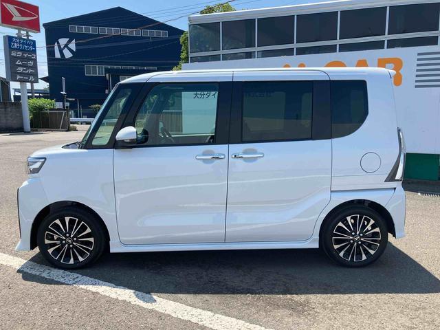 タントカスタムＲＳ　ワンオーナー走行距離無制限１２ヶ月保証付き　踏み間違え防止　タ−ボ　シートヒータ　スマートキ　オートハイビーム　ＬＥＤライト　バックカメラ付き　Ａライト　イモビライザー　１オーナー　キーフリー　衝突安全ボディ（大分県）の中古車