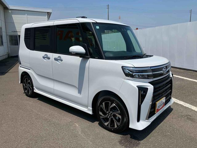 タントカスタムＸ　ワンオーナー走行距離無制限１２ヶ月保証付き　衝突軽減Ｂ　Ａストップ　両自動ドア　Ｂカメ　シートヒータ　ＡＨＢ　禁煙　車線逸脱警報装置　スマートキ−　リモコンキー　ＬＥＤライト　衝突安全ボディ　ＡＵＴＯライト　ＡＷ（大分県）の中古車