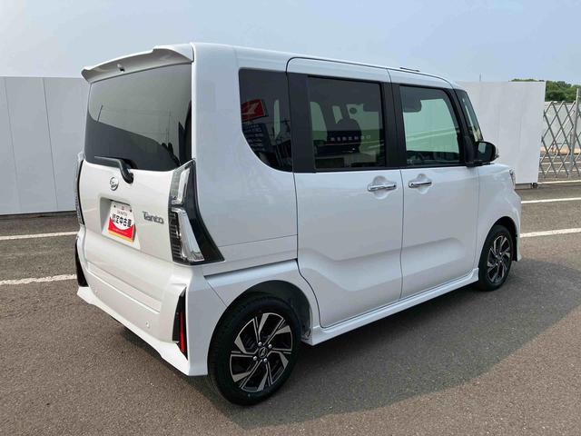 タントカスタムＸ　ワンオーナー走行距離無制限１２ヶ月保証付き　衝突軽減Ｂ　Ａストップ　両自動ドア　Ｂカメ　シートヒータ　ＡＨＢ　禁煙　車線逸脱警報装置　スマートキ−　リモコンキー　ＬＥＤライト　衝突安全ボディ　ＡＵＴＯライト　ＡＷ（大分県）の中古車