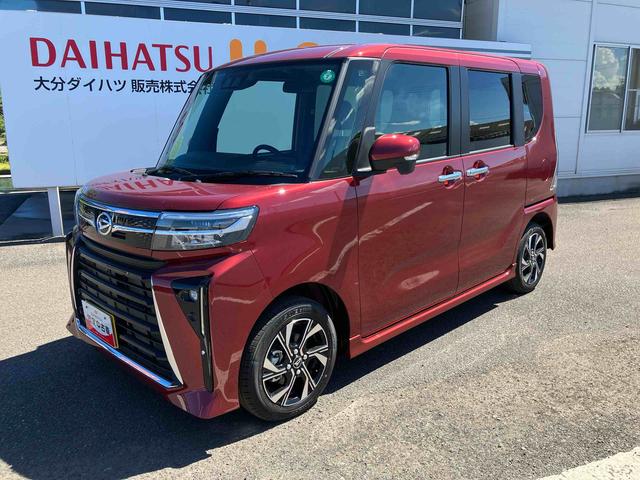 タントカスタムＸ　ワンオーナー走行距離無制限１２ヶ月保証付き　キーレススタート　スマートキープッシュスタート　ｉ−ｓｔｏｐ　両側自動ドア　衝突被害軽減装置　Ｂモニタ　禁煙　オートＬＥＤ　イモビライザー　車線逸脱警報　ワンオーナー（大分県）の中古車