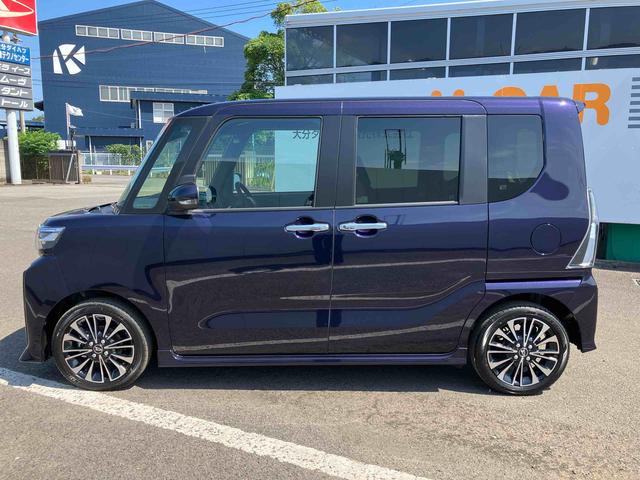 タントカスタムＲＳ　ワンオーナー走行距離無制限１２ヶ月保証付き　Ｉストップ　衝突安全ブレーキ　ＬＤＷ　両側Ｐスライドドア　点検記録簿　ハイビームアシスト　禁煙　シートヒータ　スマートキ　１オーナー　ＬＥＤライト　キーレスエントリー（大分県）の中古車