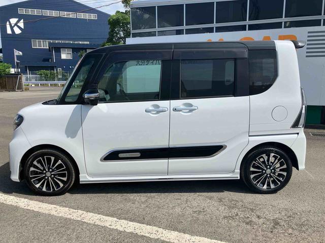 タントカスタムＲＳ走行距離無制限１２ヶ月保証付き　Ｉストップ　衝突安全ブレーキ　ブルートゥースオーディオ　ＬＤＷ　ナビ付き　両側Ｐスライドドア　点検記録簿　クルーズコントロール　ハイビームアシスト　禁煙　シートヒータ（大分県）の中古車