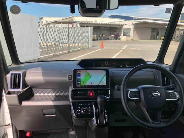 タントカスタムＲＳ走行距離無制限１２ヶ月保証付き　Ｉストップ　衝突安全ブレーキ　ブルートゥースオーディオ　ＬＤＷ　ナビ付き　両側Ｐスライドドア　点検記録簿　クルーズコントロール　ハイビームアシスト　禁煙　シートヒータ（大分県）の中古車