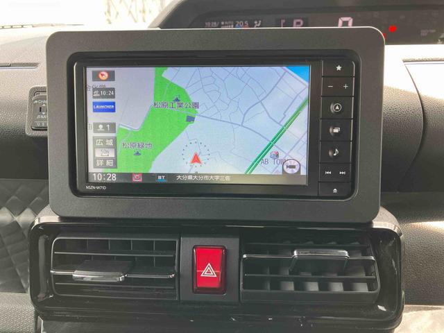 タントカスタムＲＳ走行距離無制限１２ヶ月保証付き　Ｉストップ　衝突安全ブレーキ　ブルートゥースオーディオ　ＬＤＷ　ナビ付き　両側Ｐスライドドア　点検記録簿　クルーズコントロール　ハイビームアシスト　禁煙　シートヒータ（大分県）の中古車