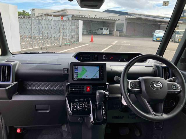 タントカスタムＲＳ走行距離無制限１２ヶ月保証付き　Ｉストップ　衝突安全ブレーキ　ブルートゥースオーディオ　ＬＤＷ　ナビ付き　両側Ｐスライドドア　点検記録簿　クルーズコントロール　ハイビームアシスト　禁煙　シートヒータ（大分県）の中古車