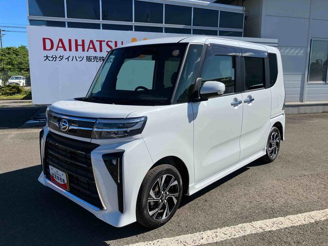 タントカスタムＸ　ワンオーナー走行距離無制限１２ヶ月保証付き　キーレススタート　スマートキープッシュスタート　ｉ−ｓｔｏｐ　両側自動ドア　衝突被害軽減装置　Ｂモニタ　オートＬＥＤ　イモビライザー　車線逸脱警報　運転席シートヒーター（大分県）の中古車