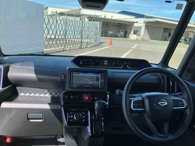 タントカスタムＲＳ走行距離無制限１２ヶ月保証付き　Ｉストップ　衝突安全ブレーキ　ブルートゥースオーディオ　ＬＤＷ　ナビ付き　両側Ｐスライドドア　点検記録簿　クルーズコントロール　ハイビームアシスト　禁煙　シートヒータ（大分県）の中古車