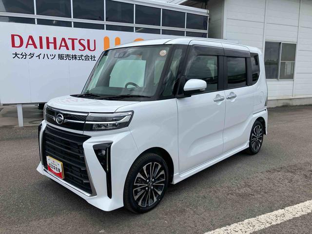 タントカスタムＲＳ　ワンオーナー走行距離無制限１２ヶ月保証付き　Ｉストップ　衝突安全ブレーキ　ブルートゥースオーディオ　ＬＤＷ　両側Ｐスライドドア　点検記録簿　ハイビームアシスト　禁煙　シートヒータ　スマートキ　１オーナー　盗難防止（大分県）の中古車