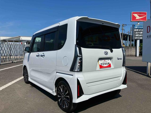 タントカスタムＲＳ　ワンオーナー走行距離無制限１２ヶ月保証付き　衝突安全ブレーキ　ＬＤＷ　点検記録簿　ハイビームアシスト　スマートキ　１オーナー　キーレスエントリー　アルミホイール　ターボ付　Ｉストップ　両側Ｐスライドドア　盗難防止（大分県）の中古車