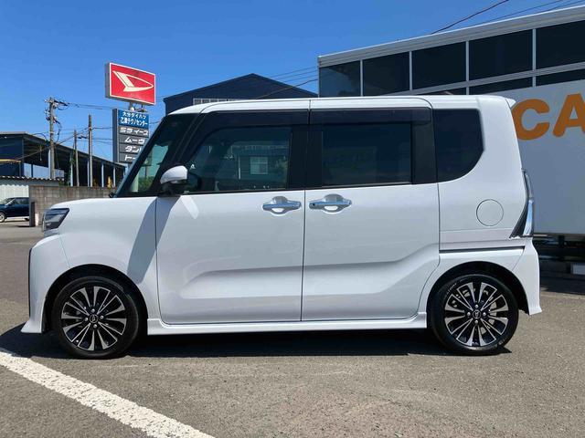 タントカスタムＲＳ　ワンオーナー走行距離無制限１２ヶ月保証付き　Ｉストップ　衝突安全ブレーキ　ＬＤＷ　両側Ｐスライドドア　点検記録簿　クルーズコントロール　ハイビームアシスト　シートヒータ　スマートキ　フロントカメラ　１オーナー（大分県）の中古車