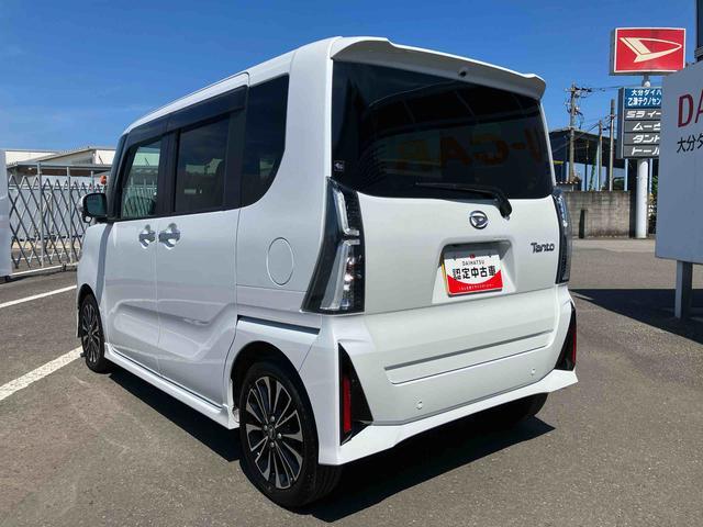 タントカスタムＲＳ　ワンオーナー走行距離無制限１２ヶ月保証付き　Ｉストップ　衝突安全ブレーキ　ＬＤＷ　両側Ｐスライドドア　点検記録簿　クルーズコントロール　ハイビームアシスト　シートヒータ　スマートキ　フロントカメラ　１オーナー（大分県）の中古車