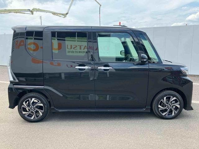 タントカスタムＸ　ワンオーナー走行距離無制限１２ヶ月保証付き　衝突軽減ブレーキ　車線逸脱防止　アイドリングストップ機能　Ｂカメラ　禁煙　盗難警報装置　ＬＥＤ　ワンオーナー　キーレスエントリー　前席シートヒーター　オートＬＥＤ（大分県）の中古車