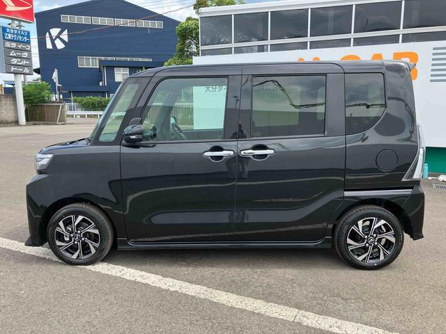タントカスタムＸ　ワンオーナー走行距離無制限１２ヶ月保証付き　衝突軽減ブレーキ　車線逸脱防止　アイドリングストップ機能　Ｂカメラ　禁煙　盗難警報装置　ＬＥＤ　ワンオーナー　キーレスエントリー　前席シートヒーター　オートＬＥＤ（大分県）の中古車