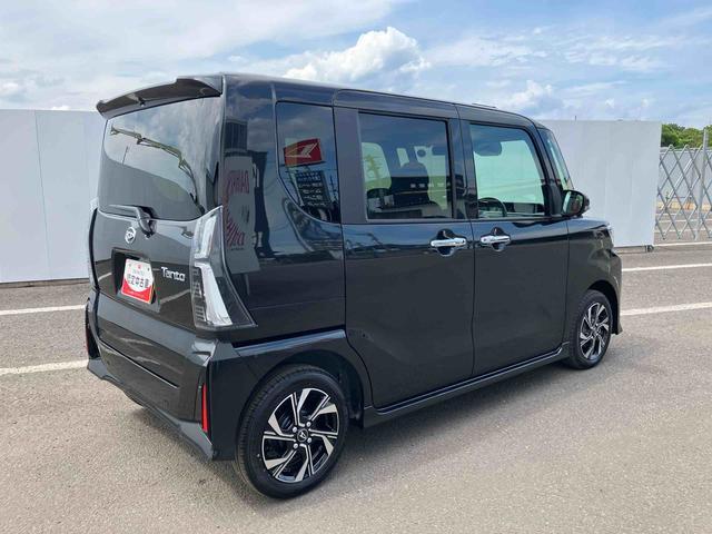 タントカスタムＸ　ワンオーナー走行距離無制限１２ヶ月保証付き　衝突軽減ブレーキ　車線逸脱防止　アイドリングストップ機能　Ｂカメラ　禁煙　盗難警報装置　ＬＥＤ　ワンオーナー　キーレスエントリー　前席シートヒーター　オートＬＥＤ（大分県）の中古車