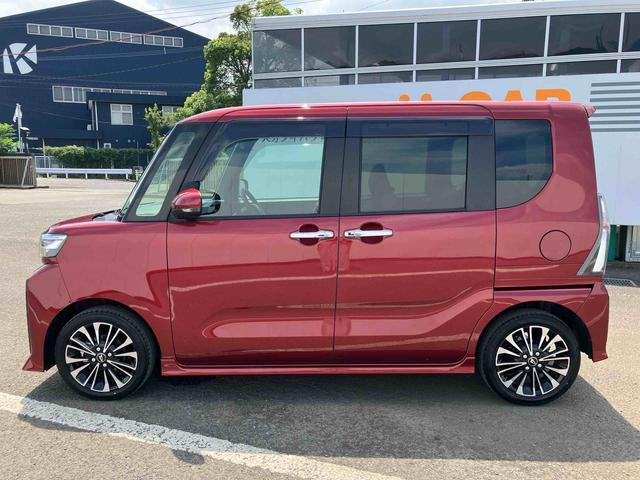 タントカスタムＲＳ　ワンオーナー走行距離無制限１２ヶ月保証付き　両側パワスライドドア　レーンキープＡ　ＩＳＴＯＰ　運転席シートヒーター　オートＬＥＤ　ターボエンジン　ＬＥＤライト　１オーナー　オートライト　キーフリー　セキュリティ（大分県）の中古車