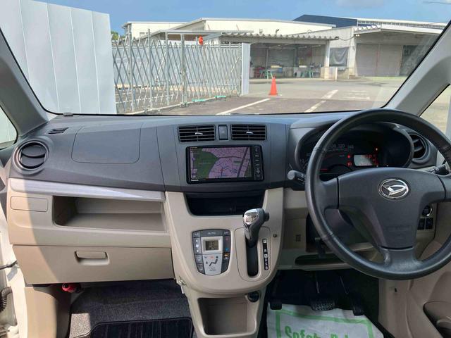 ムーヴＸブルートゥース　カーナビ　アイドリングストップ車　デュアルエアバッグ　ＵＳＢ接続　盗難防止　ＤＶＤ再生　禁煙　インテリキー　ＥＳＣ　ＡＷ　キーレスエントリ　記録簿　エアバック　ＡＵＸ接続　ＡＢＳ（大分県）の中古車