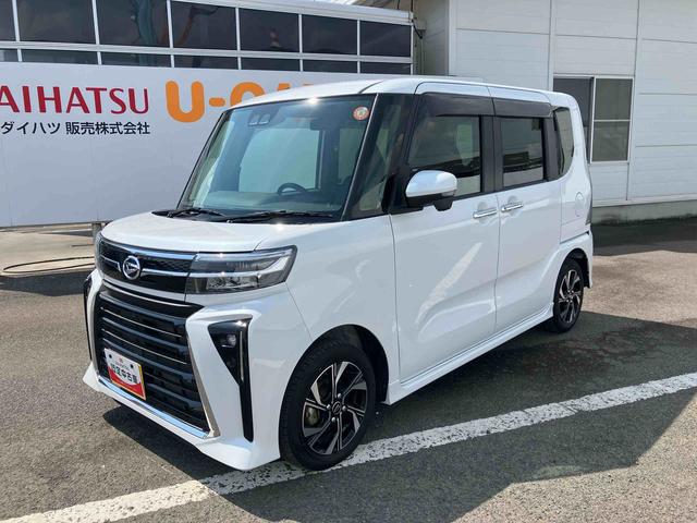 タントカスタムＸ走行距離無制限１２ヶ月保証付き　衝突軽減ブレーキ　車線逸脱防止　アイドリングストップ機能　Ｂカメラ　盗難警報装置　ＬＥＤ　ワンオーナー　キーレスエントリー　前席シートヒーター　オートＬＥＤ　スマキー（大分県）の中古車