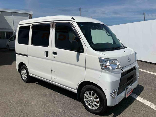 ハイゼットカーゴデラックスＳＡIII走行距離無制限１２ヶ月保証付き　４ｗｄ　ダブルエアバック　点検記録簿　エコアイドル　エアバック　禁煙　ＡＢＳ　スライドドア　セキュリティアラーム　ブレーキサポート（大分県）の中古車