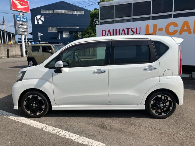 ムーヴカスタム　ＲＳ　ハイパーＳＡ走行距離無制限１２ヶ月保証付き　ブルートゥース　ナビ　オートライト　衝突軽減　ＡＢＳ　ターボ　盗難防止システム　ＤＶＤ再生　スマートキー　アイドリングストップ　４ＷＤ　キーフリー　ＡＷ（大分県）の中古車
