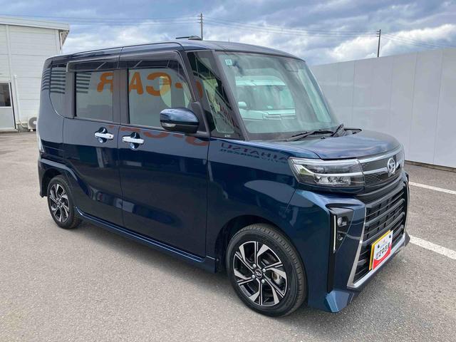 タントカスタムＸ　ワンオーナー走行距離無制限１２ヶ月保証付き　衝突軽減ブレーキ　車線逸脱防止　アイドリングストップ機能　Ｂカメラ　禁煙　盗難警報装置　ＬＥＤ　ワンオーナー　キーレスエントリー　前席シートヒーター　オートＬＥＤ（大分県）の中古車