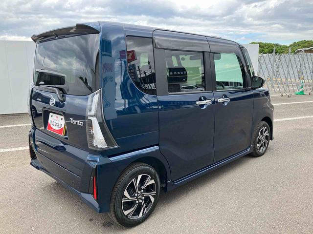 タントカスタムＸ　ワンオーナー走行距離無制限１２ヶ月保証付き　衝突軽減ブレーキ　車線逸脱防止　アイドリングストップ機能　Ｂカメラ　禁煙　盗難警報装置　ＬＥＤ　ワンオーナー　キーレスエントリー　前席シートヒーター　オートＬＥＤ（大分県）の中古車
