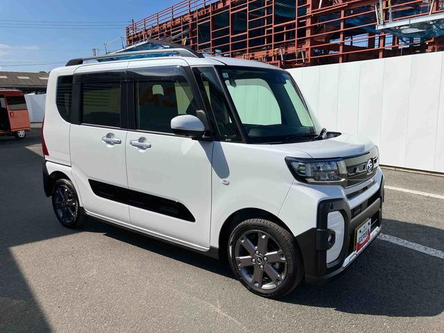 タントファンクロスターボ　ワンオーナー走行距離無制限１２ヶ月保証付き　レーンキープ　禁煙　キーレス　４ＷＤ　スマートキー　アルミホイール　ターボ　ワンオーナー　オートマチックハイビーム　衝突被害軽減（大分県）の中古車